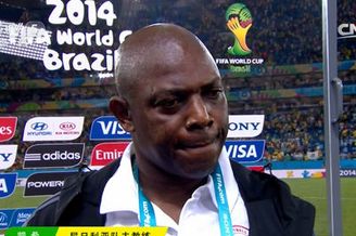 视频-尼日利亚教练：哲科进球是误判 足球需要运气