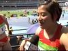 中国女子4x100赛后采访