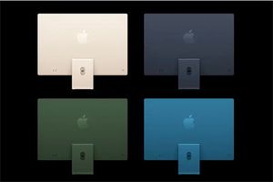 M2 iMac概念渲染：黑色邊框+深色系