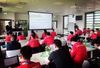 中国青训教练在沃尔夫斯堡俱乐部接受培训
